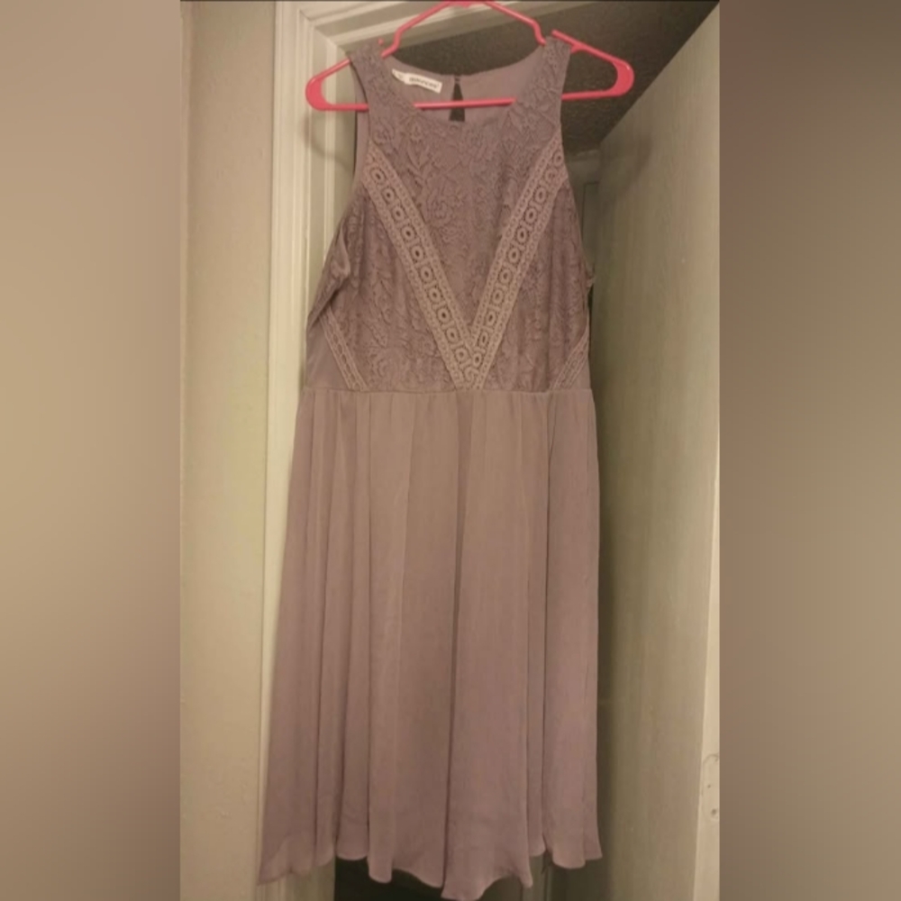Maurices Pink Halter Midi Sundress